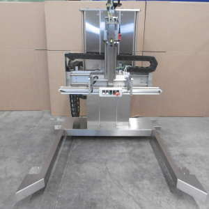 Burgener ISPV-3-1100-2 halbautomatische Schweißmaschine für PE-, Papier- oder alukaschierte Säcke